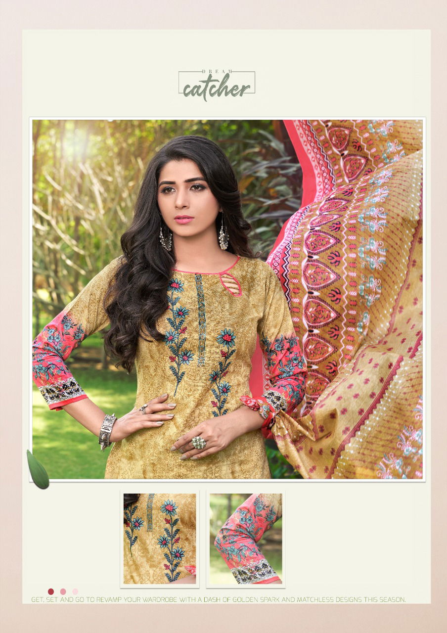 Js Priya Noor Fatima 5 Latest Fancy Collection Of Designer Printed Pure Cotton Dress Material